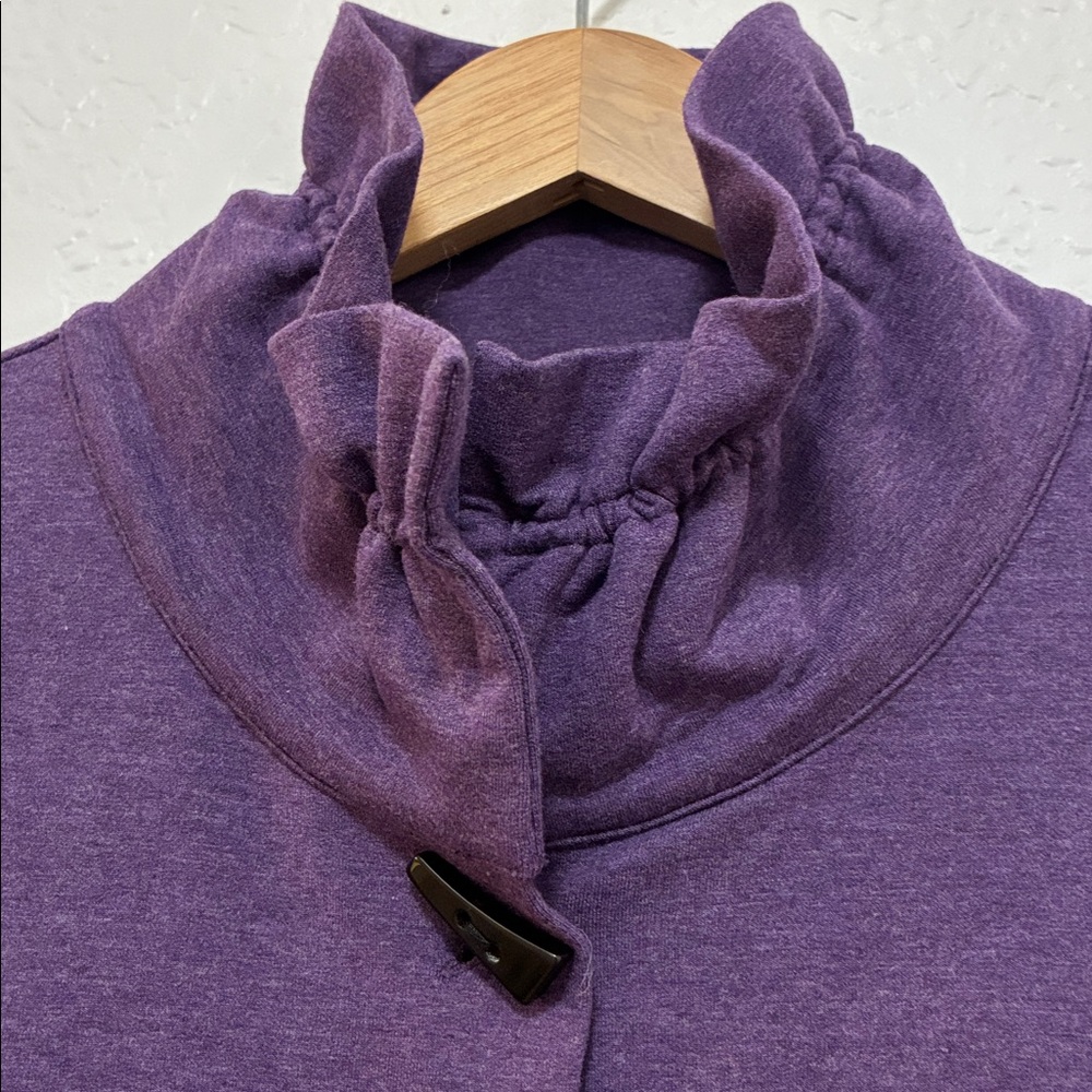 Soft Surroundings Purple Topper - Picture 3 of 11